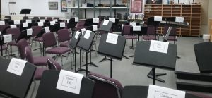 TAS Empty band room